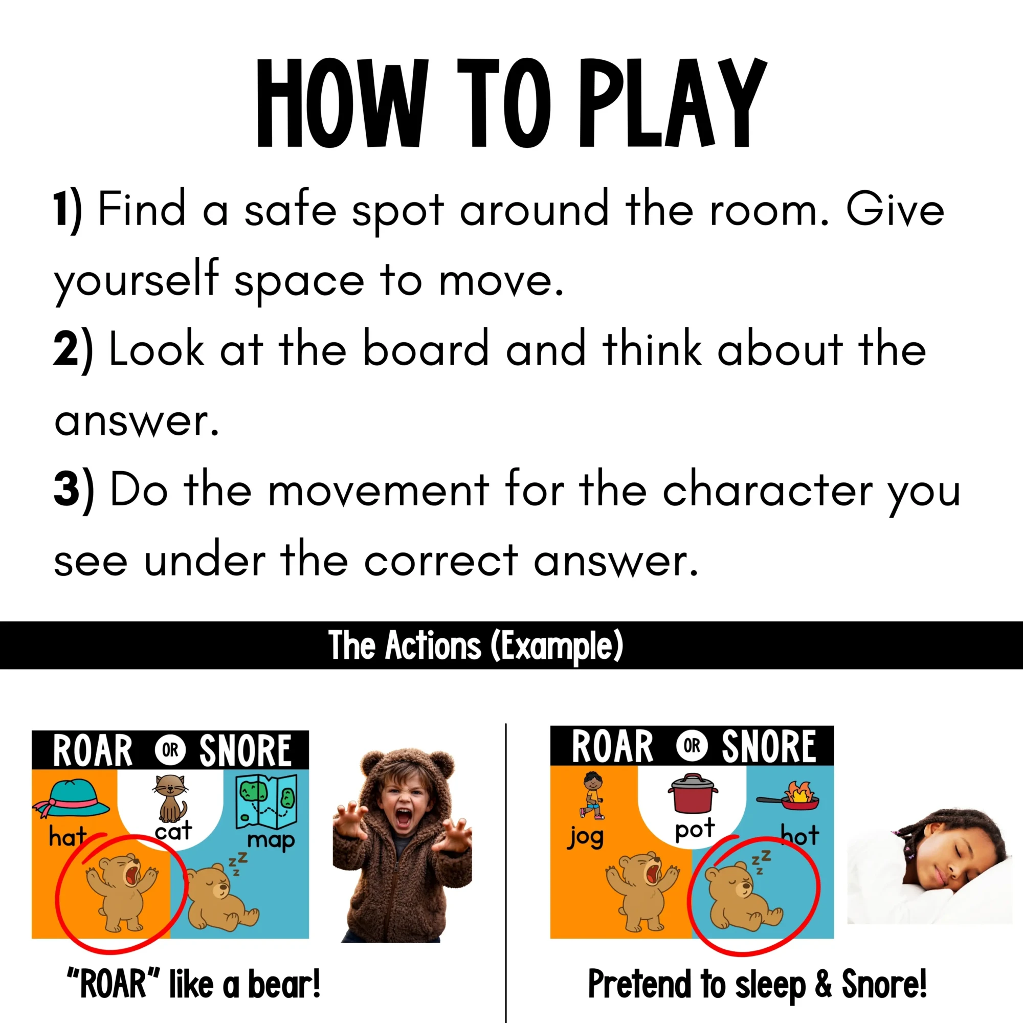 No Prep CVC Rhyming Words - Rhyming Games for Kindergarten No Prep CVC Rhyming Words - Rhyming Games for Kindergarten