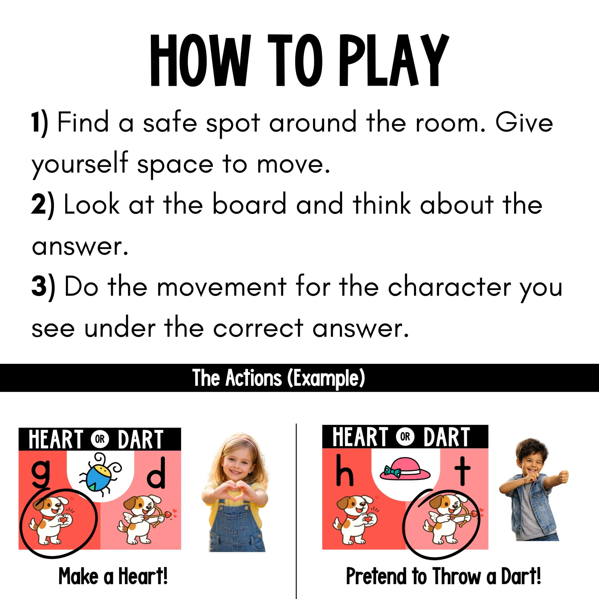 No Prep Literacy Valentine's Day Game CVC Words Ending Sounds Kindergarten No Prep Literacy Valentine's Day Game CVC Words Ending Sounds Kindergarten