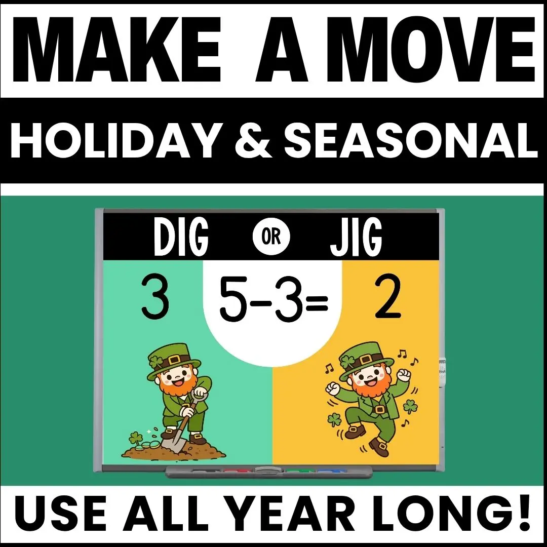 Seasonal & Holiday Movement Games Bundle - Literacy & Math Games Seasonal & Holiday Movement Games Bundle - Literacy & Math Games