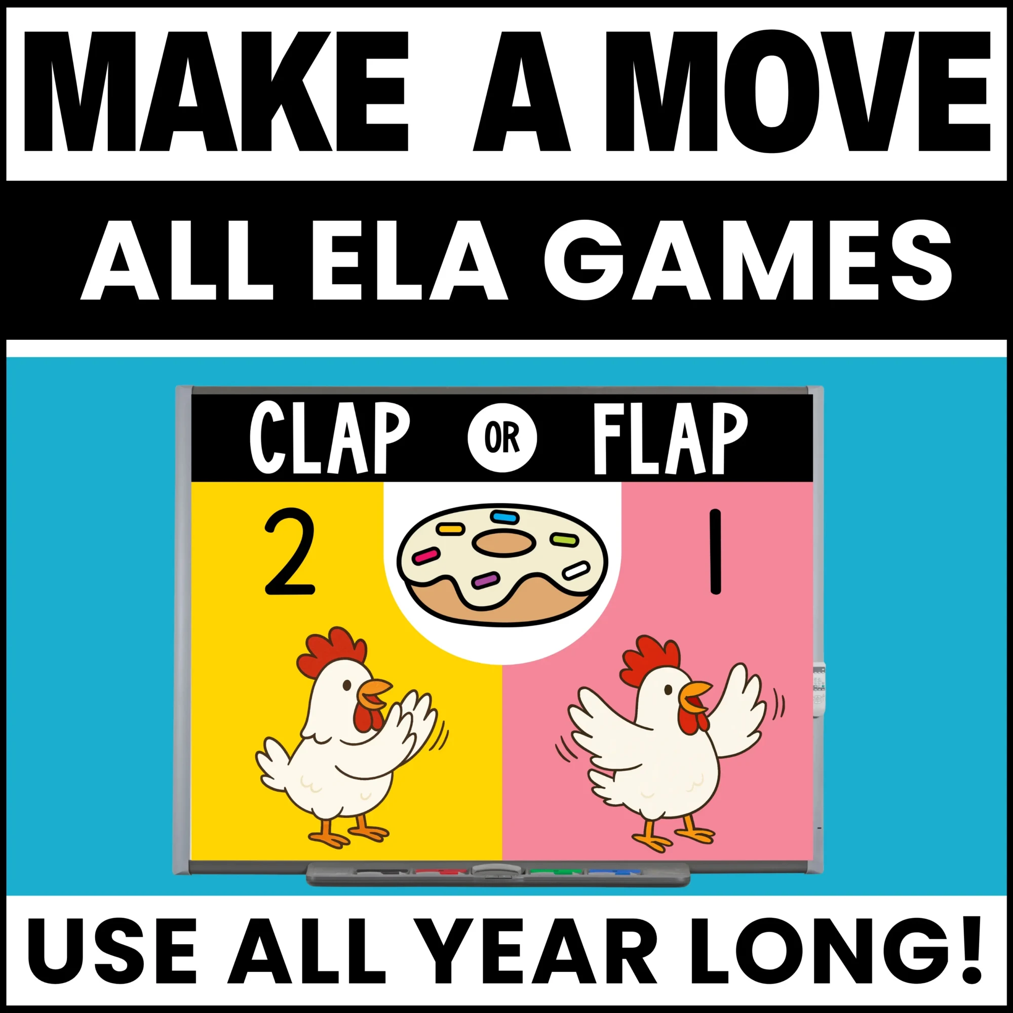 Literacy Movement Games Bundle - Phonics Movement Games - ELA Games Literacy Movement Games Bundle - Phonics Movement Games - ELA Games