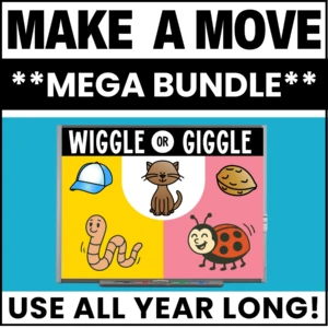Math and ELA Movement Games MEGA Bundle - Holiday and Seasonal Games