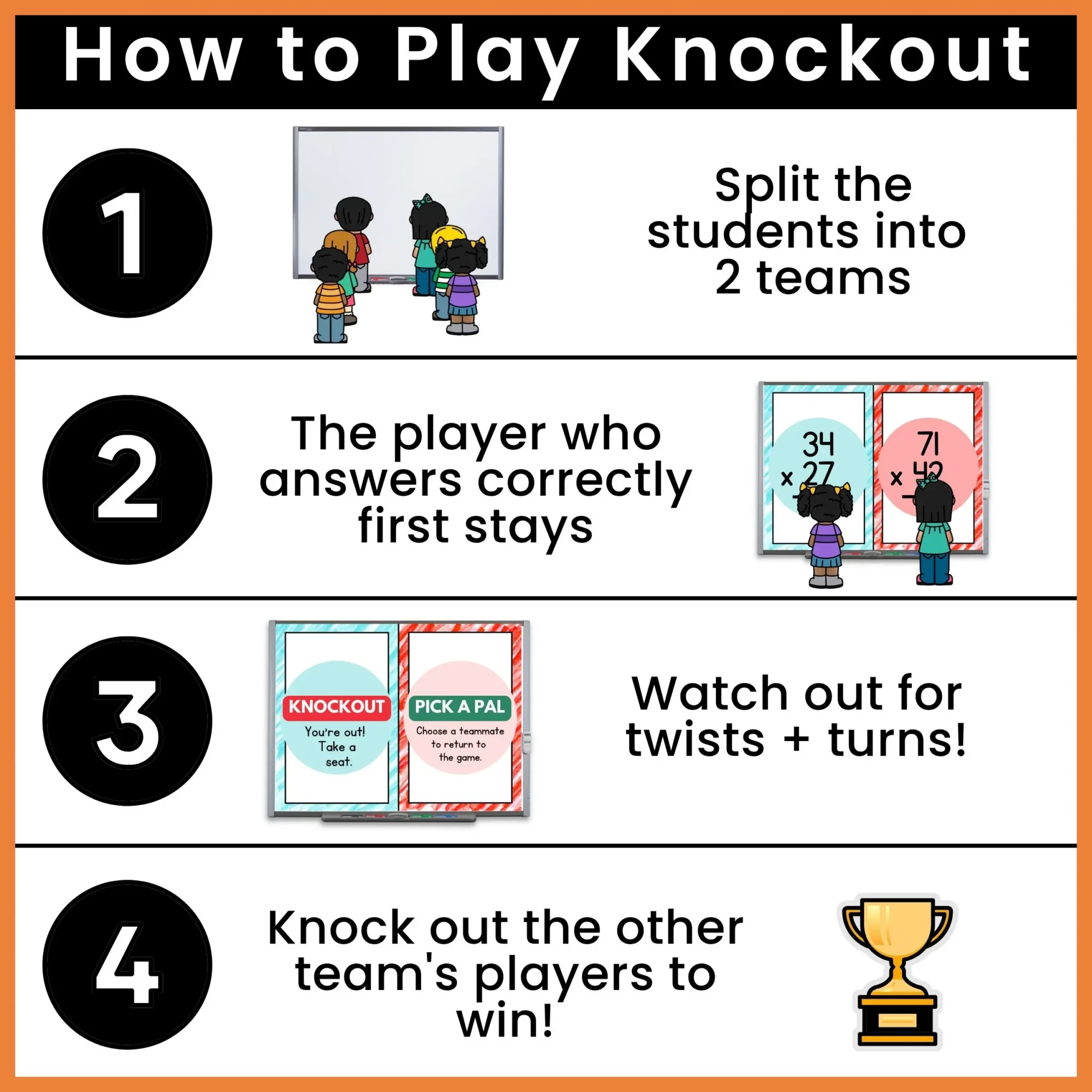 No Prep Halloween ELA Games - Syllables - Vowel Teams - Trigraphs - Knockout No Prep Halloween ELA Games - Syllables - Vowel Teams - Trigraphs - Knockout