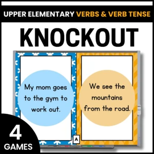 Verbs and Verb Tense Games - Subject and Verb Agreement - Perfect Verb Tense