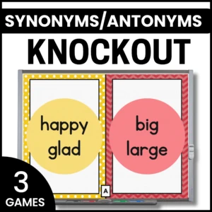 Synonyms and Antonyms Games - Vocabulary Grammar Games