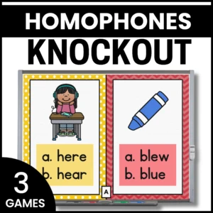 Homophones Games - Grammar Game