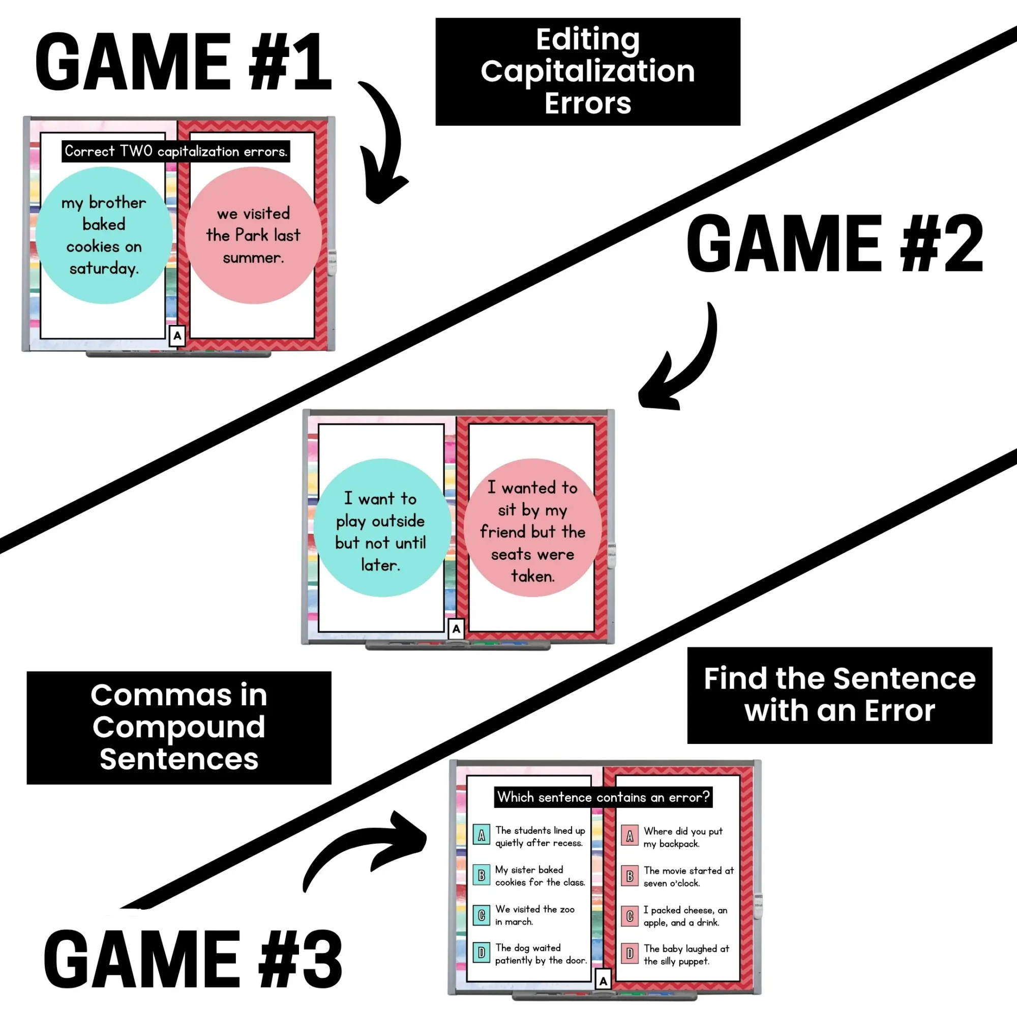 4th Grade Grammar Games - Sentence Correction - Correct the Sentence 4th Grade Grammar Games - Sentence Correction - Correct the Sentence