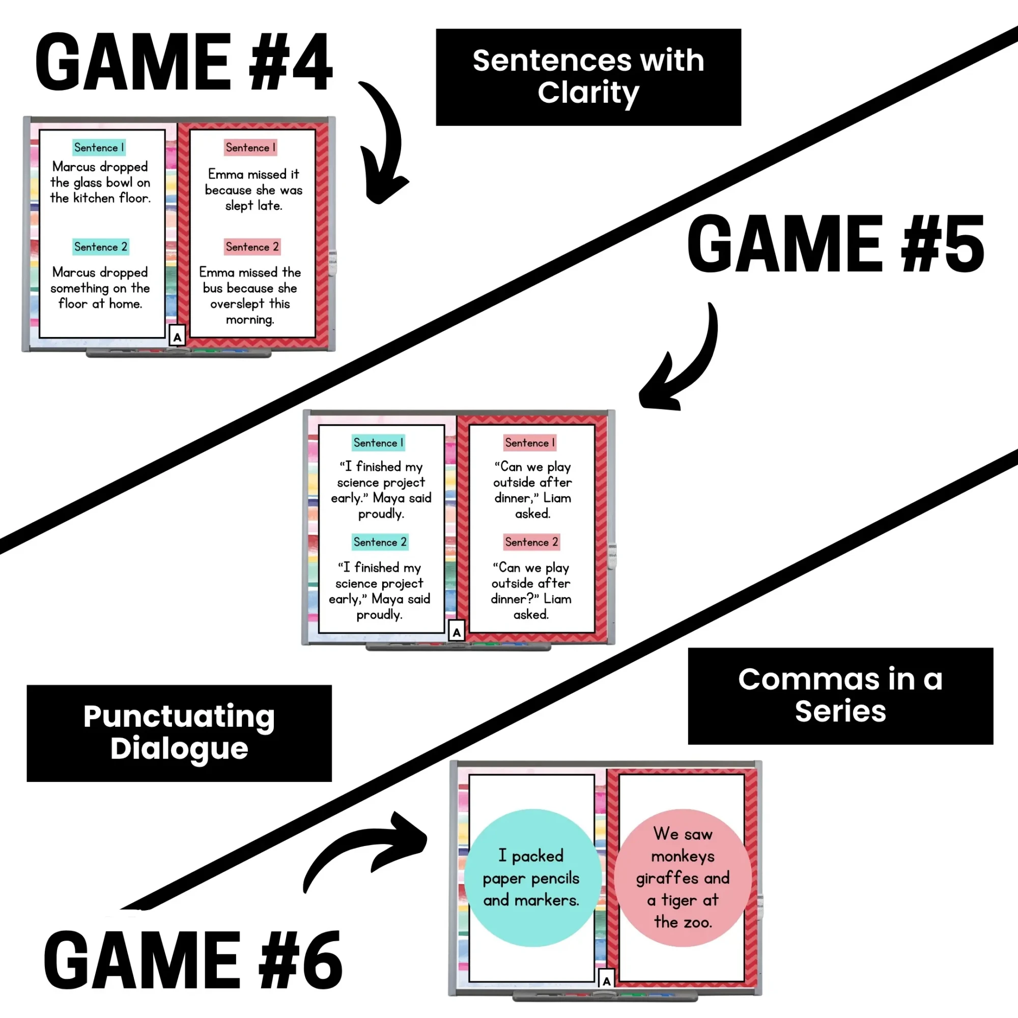 4th Grade Grammar Games - Sentence Correction - Correct the Sentence 4th Grade Grammar Games - Sentence Correction - Correct the Sentence